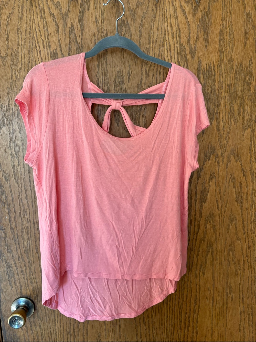 just ginger Short-Sleeve Tie-Back Tee ***